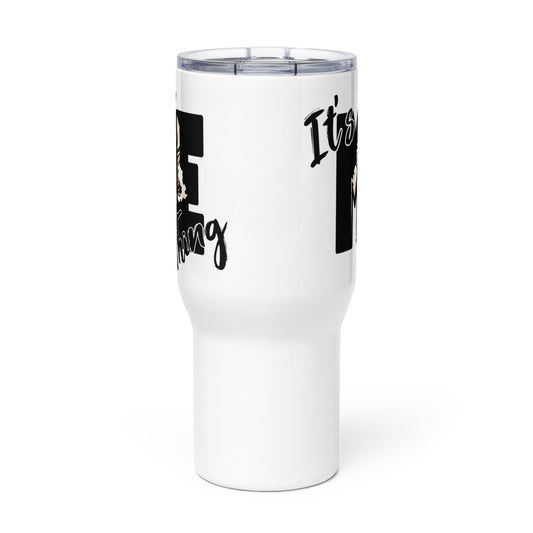 it's a ME thing Deer Travel mug with a handle